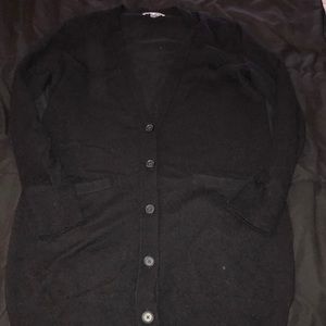 Black cardigan
